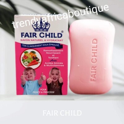 X2 Fair child natural skin tone with amino & vitamin face & body soap for Kids