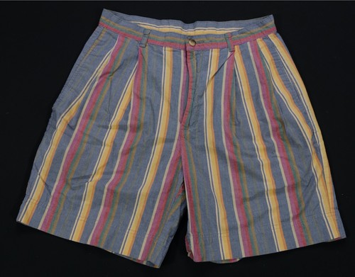 Rare VTG NAUTICA Rainbow Striped Denim 