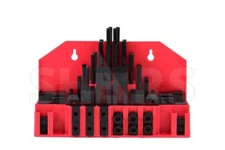 52 PCS 5/8" T-Slot 1/2"-13 Stud Thread Hold Down Clamping Kit Set Bridgeport R[