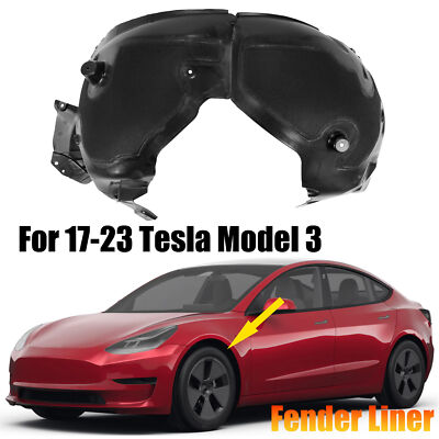 Front Driver Side Inner Fender Liner For Tesla Model 3 2017-2023 # 1081581-00-C