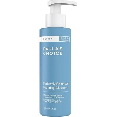 Paula's Choice RESIST Perfectly Balanced Foaming Cleanser Hyaluronic Acid 6.4 oz