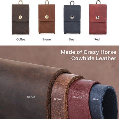 Leder Schutz Tasche für Microsoft Surface Earbuds Kopfhörer Hülle Case Cover Bag