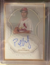 2020 TOPPS  DEFINITIVE COLLECTION  Paul Gold Schmidt AUTO GOLD FRAMED 3/30