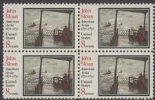 Scott # 1433 - US  Block Of 4 - John Sloan - MNH -1971
