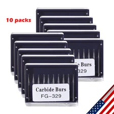 Dental Carbide Burs Tungsten Bur FG # 329 Pear Shape for High Speed Handpiece OR