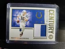 2020 Panini Encased Century Collection Peyton Manning Gold 06/25 #cc-1 