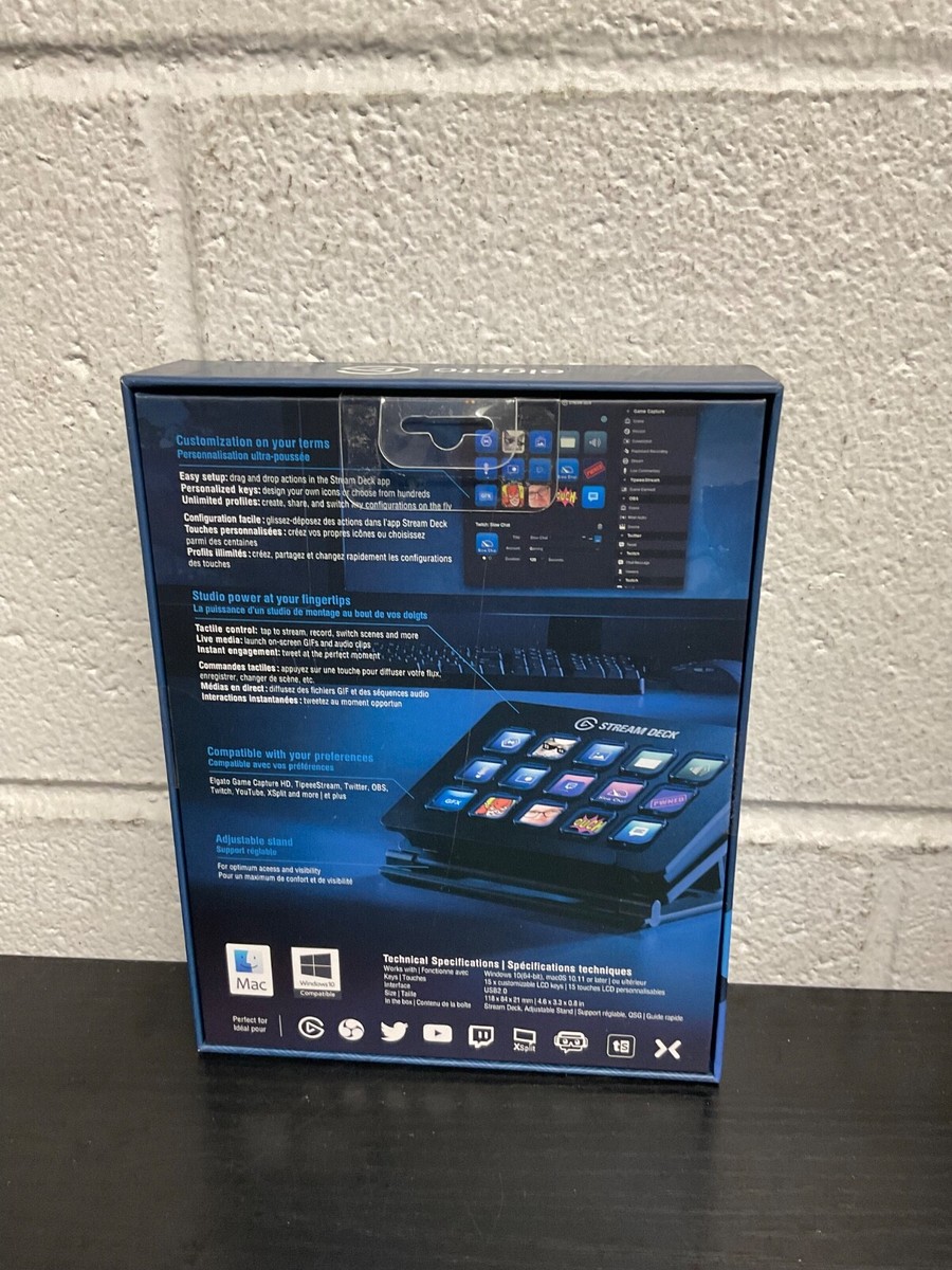 Elgato Stream Deck 15キー ライブコンテンツ作成コントローラ Amazon.co.jp: Elgato Stream Deck【15キー配列】ライブ