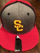 Nike TRUE Youth USC Cap With Adjustable Strap /Flat Brim OSFM NWT