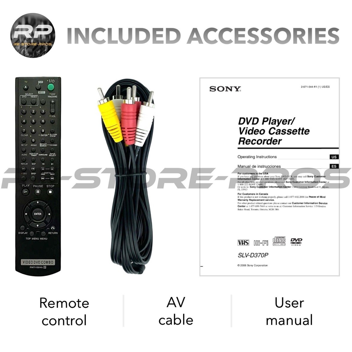Silver-Rose / 東名阪 配布CDS ３枚組 Sony SLV-D370P DVD VCR Combo Player VHS Hi-Fi Stereo Progressive