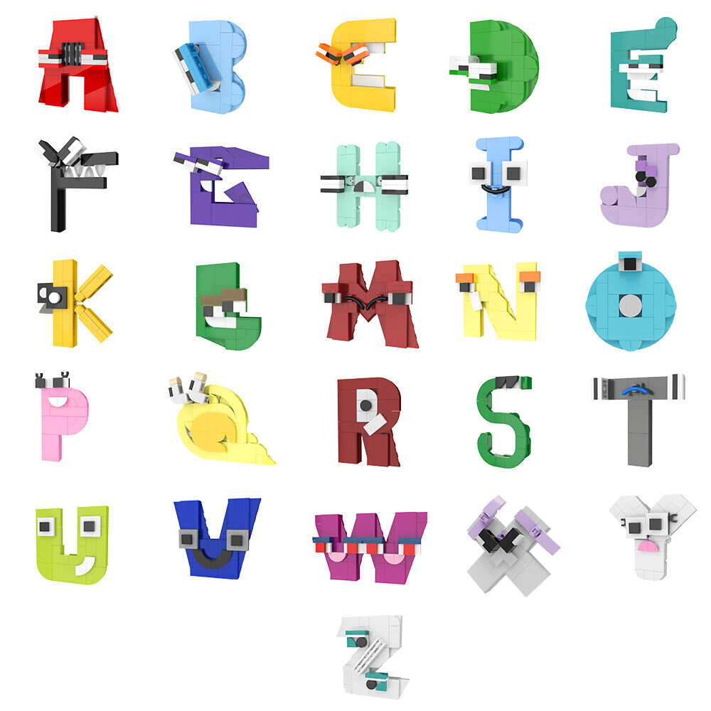 Alphabet Lore The 26 Letters Model Educational Toys Building Kit