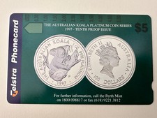 ?1997 | Australia Telstra Perth Mint Koala Pack A972812 | $5 phonecard | UNUSED?