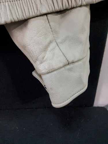 Los Altos White Genuine Lambskin/ Caiman Leather / Crocodile Jacket Please Read - Picture 24 of 24