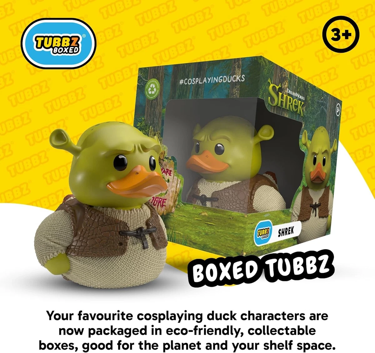 TUBBZ Boxed Edition: Flintstones - Fred Flintstone Cosplaying Rubber Duck Vinyl