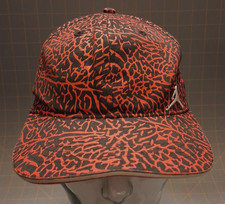 Unisex Youth OSFA Stretchfit Air Jordan Red-Pink Animal Print Hat Cap