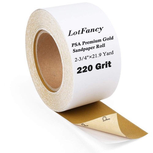 Local Stock In US - 400 Grit Sandpaper Roll 2-3/4" X20yd Sticky - Foto 6