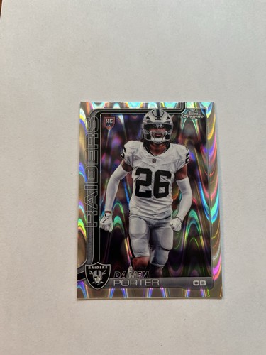 2023 Topps Chrome Rookie Wave Insert #367 Darien Porter Raiders NFL