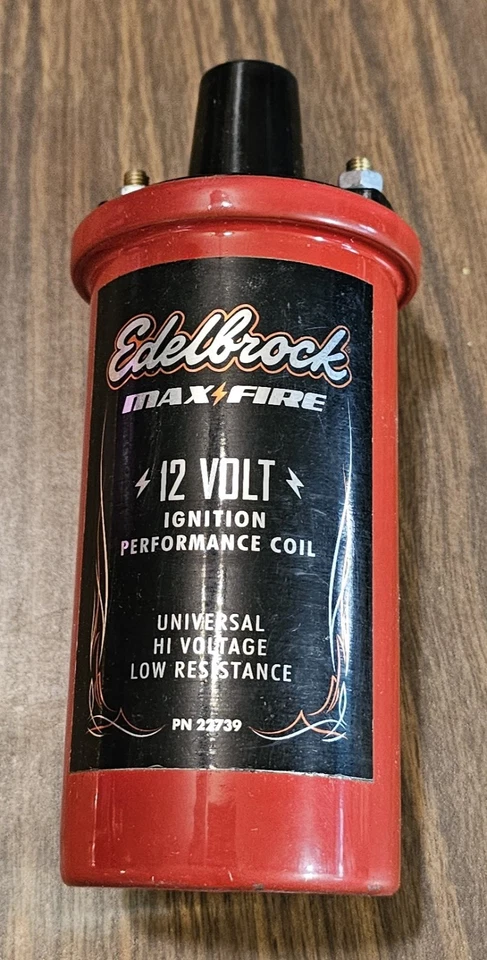 УНИВЕРСАЛЬНАЯ КАТУШКА ЗАЖИГАНИЯ EDELBROCK 22739 12 В ВЫСОКОЕ НАПРЯЖЕНИЕ бесплатная доставка - Изображение 3 из 4