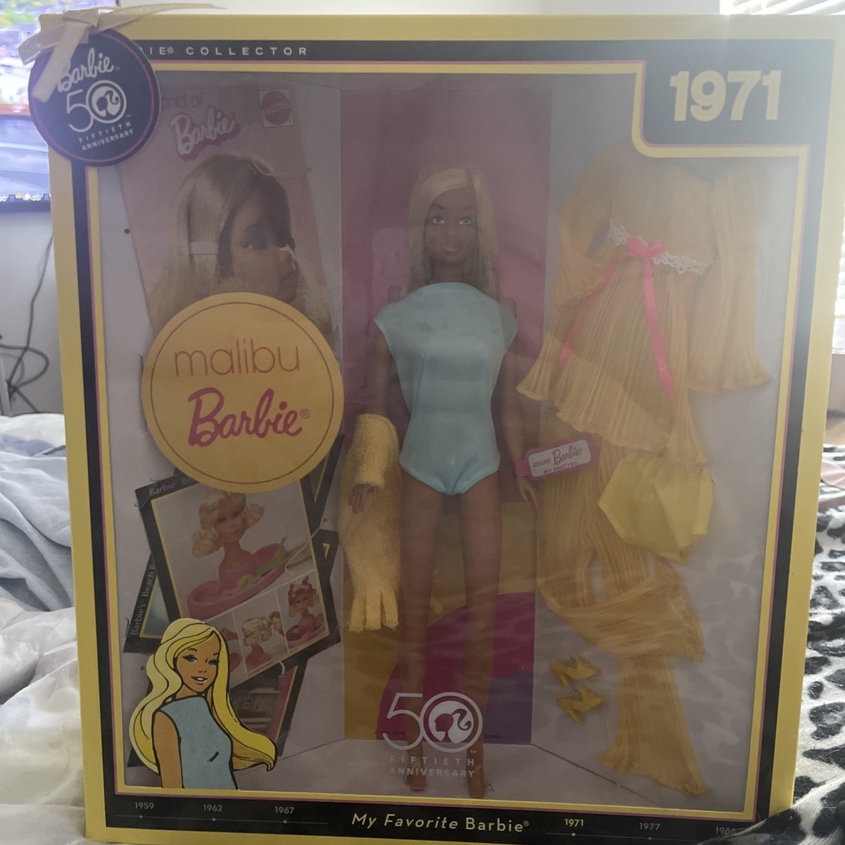 PRÉ-VENDA Boneca Barbie Collector My Favorite Barbie Malibu 1971