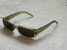 Gucci Sunglasses 1998 Vintage Green Transparent Rectangle GG 2450/S E8P 070125
