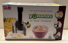 Dole Yonanas Frozen Fruit Healthy Dessert Maker.  Soft Serve Fruit Ice Cream NEW