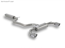 Remus Duplex Komplettanlage ab Kat VW Golf 7 GTI je 102mm scharfkantig