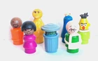 Vintage Fisher Price Little People Sesame Street Figures Lot of 7