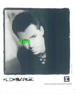 Press Photo & Release: EL DEBARGE 8x10 B&W 1994