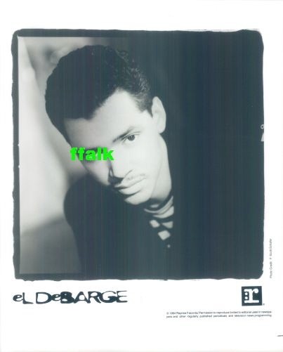 Press Photo & Release: EL DEBARGE 8x10 B&W 1994