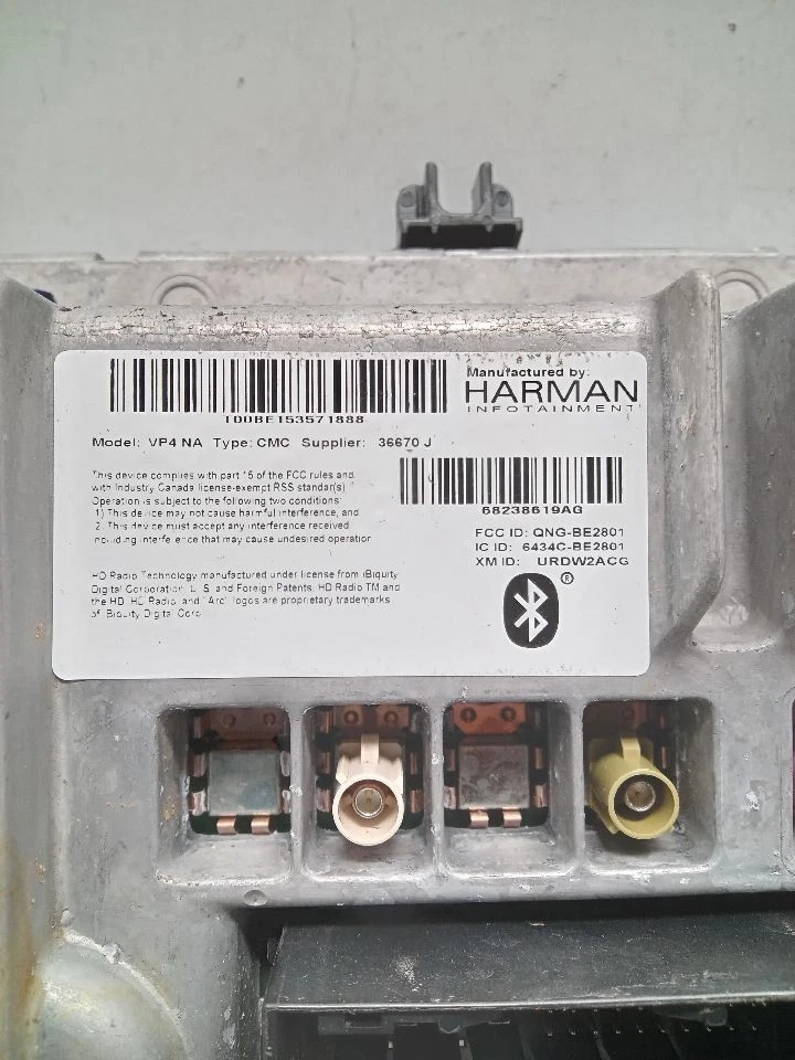 Equipo de audio radio pantalla y receptor compatible con 15 GRAND CHEROKEE 328910 Foto 4 de 4