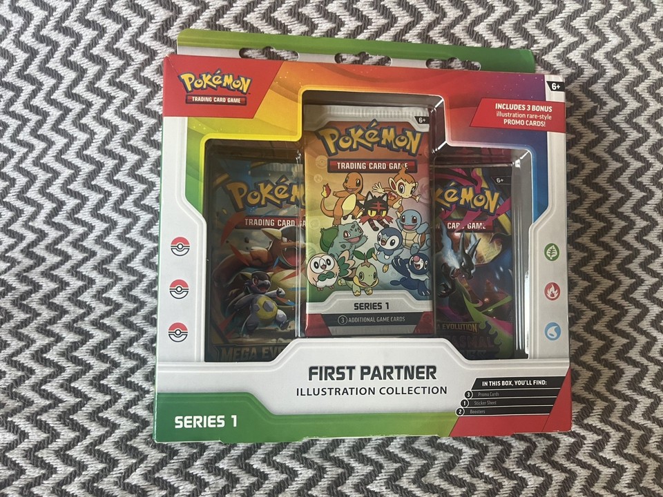 Pokemon First Partner Illustration Collection Series 1 Box I Sealed I ...