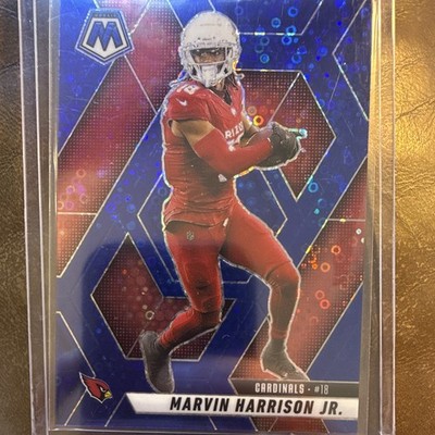 Panini Mosaic Marvin Harrison Jr. Arizona Cardinals Blue no huddle /99 #18