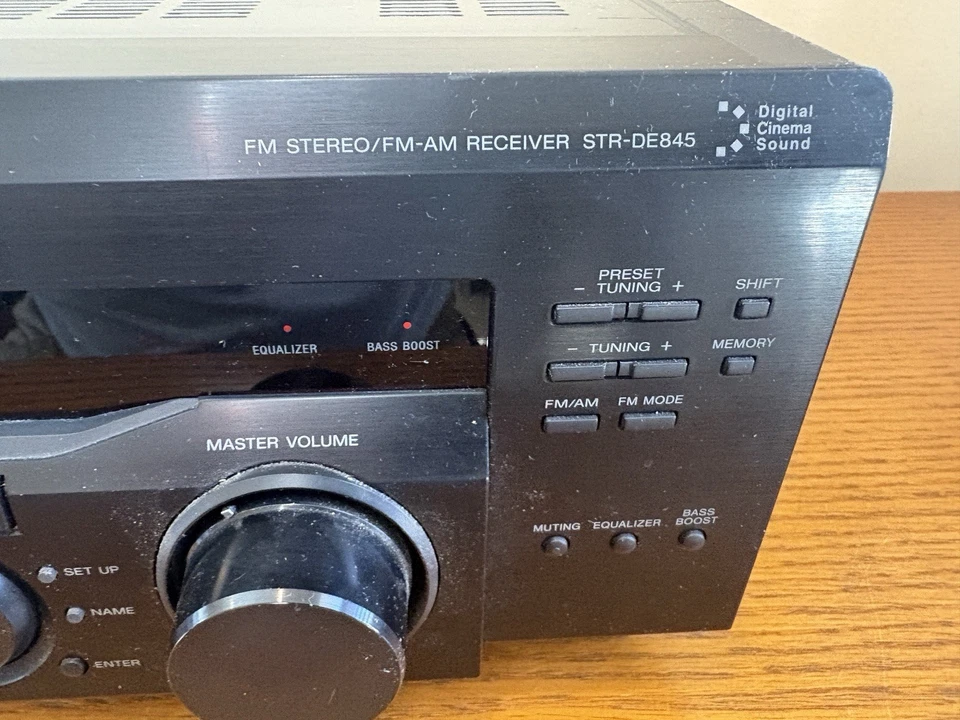 SONY FM-AM Receiver STR-DE845 - HAS PHONO INPUT - Please read description - Image 2 of 4