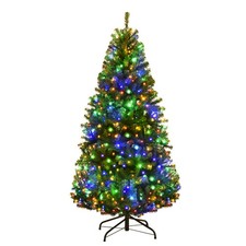 Topbuy 4ft LED Lights Pre-Lit Artificial Christmas Tree W/ Hinged Branches 