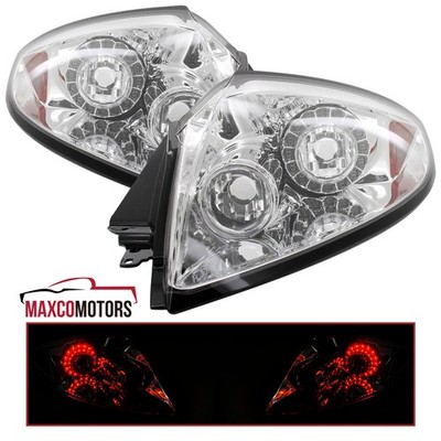 Tail Lights Fits 2006-2011 Mitsubishi Eclipse Clear LED Brake Lamps Left+Right
