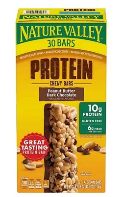 Nature Valley Peanut Butter Dark Chocolate Protein Chewy Bars (30 Ct.) FREE SHIP