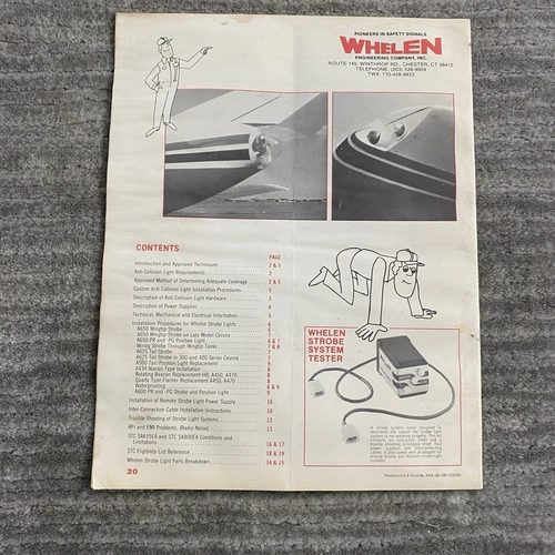 Whelan 防碰撞闪光灯系统安装和服务手册 1985 - 第 2 张/共 11 张