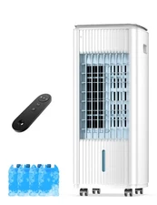 Portable Air Conditioners, 3-IN-1 Evaporative Air Cooler w/ 4 Ice Packs, 3L W...