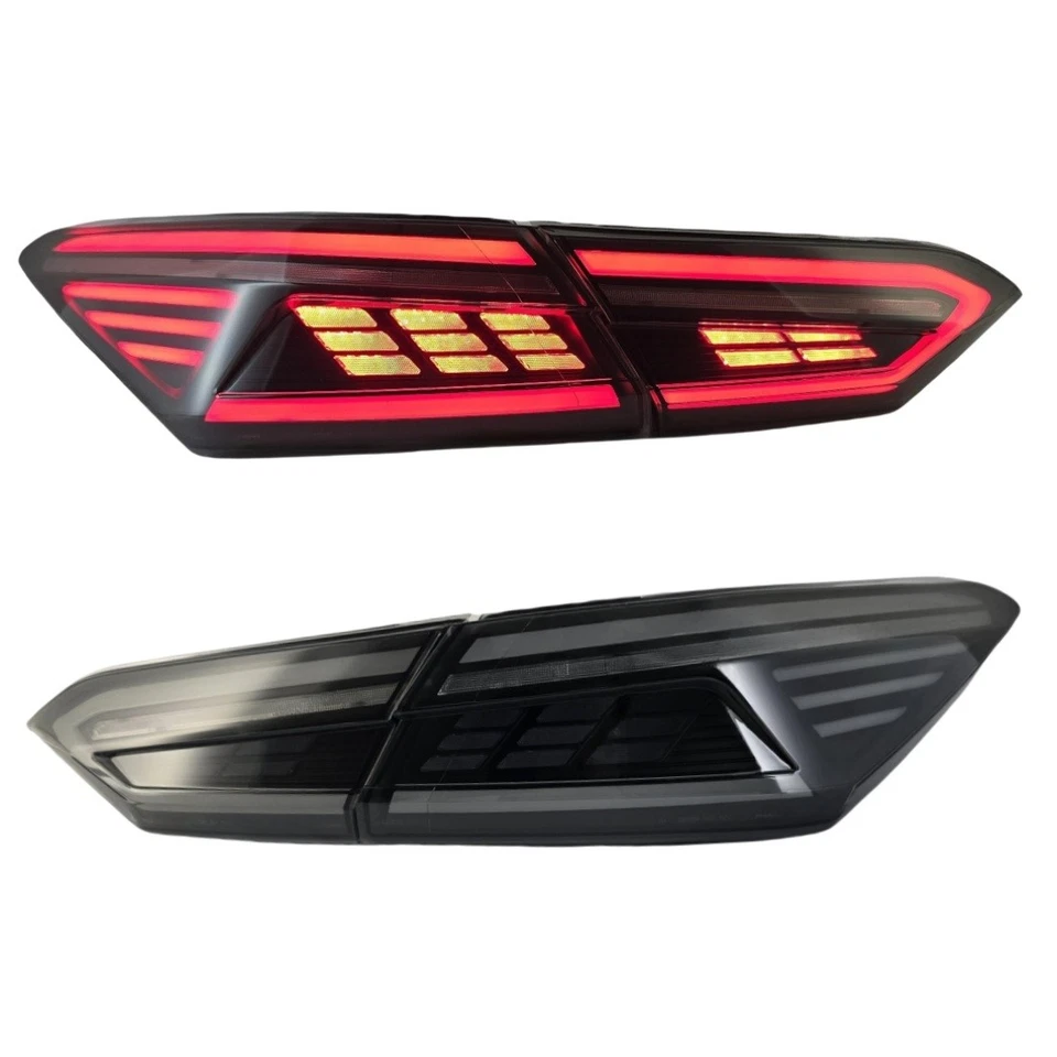 Kit de luces traseras LED ahumadas de actualización para Toyota Camry 2018-2024 sedán LE/SE nuevo Foto 2 de 4