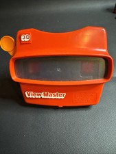 View Master 3D Viewer Slide Toy Red Classic, Orange Handle, Vintage