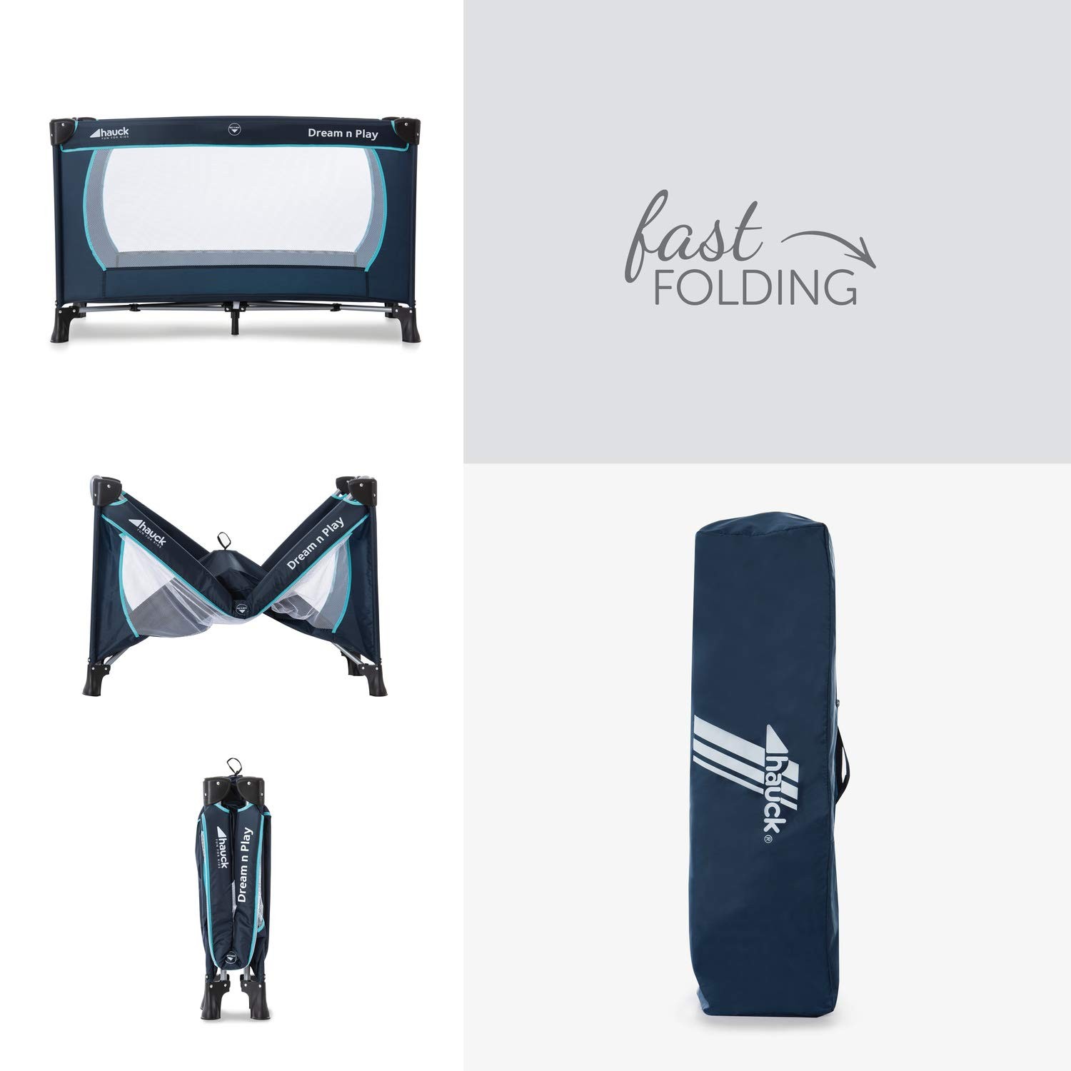 hauck Lettino da Viaggio Dream N Play Plus Culla Neonato fino a 15kg Letto foto 6