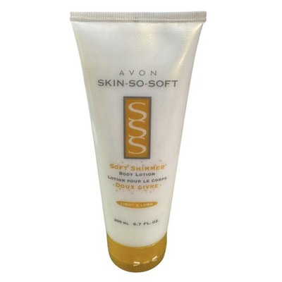 Avon Skin So Soft Soft Shimmer Body Lotion Light & Lush Moisturizer 6.7 fl oz