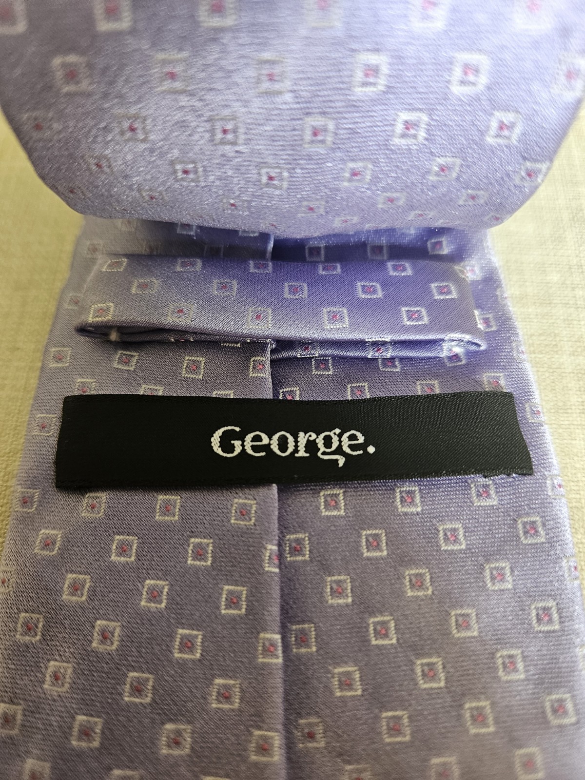 George Lilac Geometric Square Pattern Machine Was… - image 3