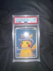grey felt hat pikachu van gogh psa 9