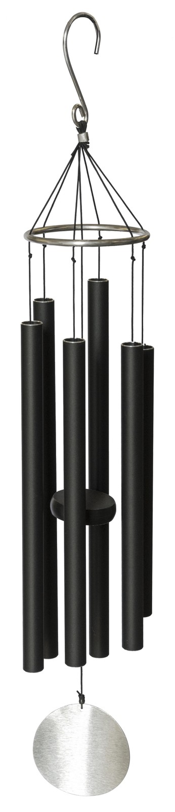 Nature's Melody Aureole Tunes Wind Chimes 28"" - Black
