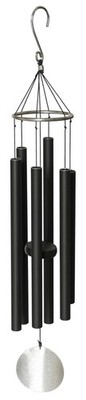 Nature's Melody Aureole Tunes Windspiele 28'' - schwarz