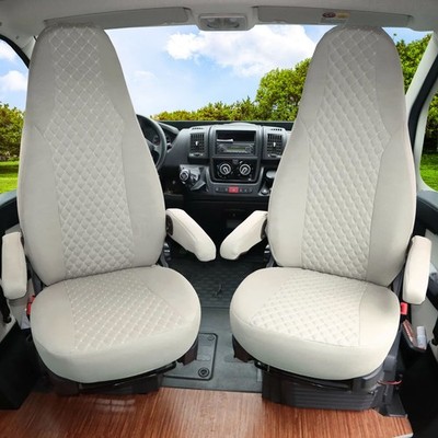 Wohnmobil Sitzbezüge passend für Fleetwood RV Discovery Expedition (Beige)