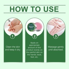 Herbal Joint Pain Relief Cream for Knee Joint Massage Soothing Topical Formula