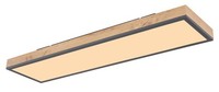 Globo WD4 Doro Deckenleuchte Aluminium Graphit, Led - Warmweiß, 2500 Lm, 3000 K,