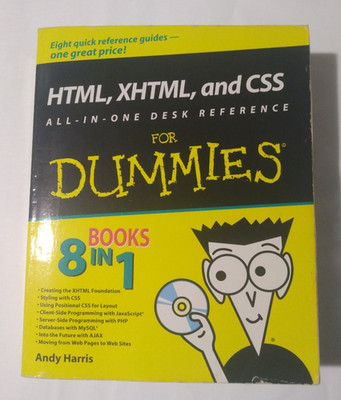 [WITH CD] HTML, XHTML, and CSS for Dummies by Andy Harris, Chris McCulloh (2008)
