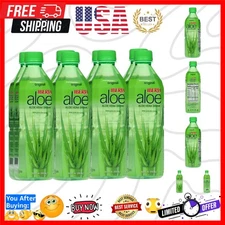 Aloe Vera Juice Drink with Pure Aloe Pulp, ,16.9 Fl Oz Pack of 8
